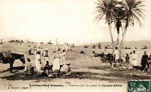 Djenan-Eddar - Construction du Poste